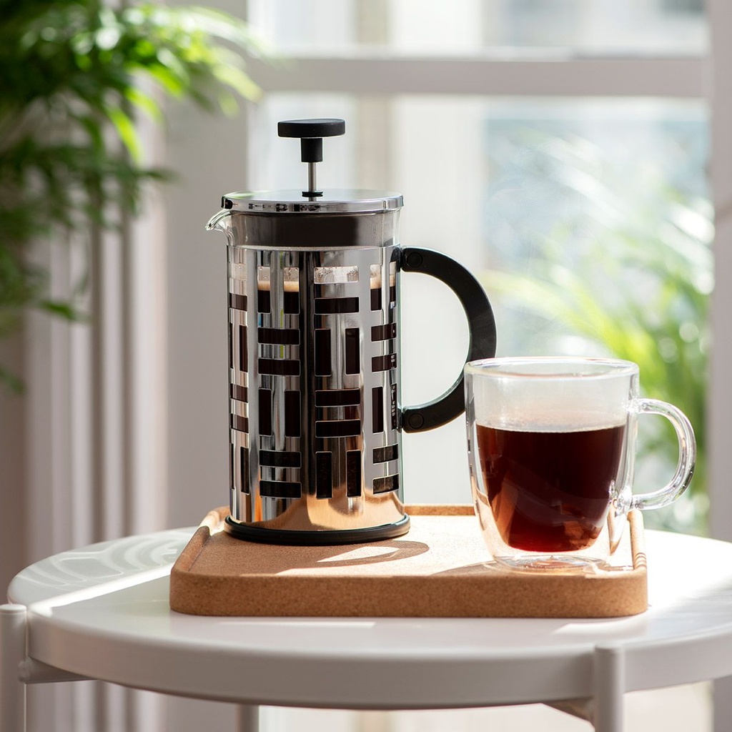 Cafetera Francesa Bodum Eileen 1 Lt Cromada Borosilicato