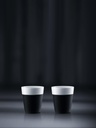 2 Vasos Porcelana Bistro Bodum 300cc Antideslizante Silicona