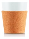 2 Vasos Porcelana Bodum 170cc Antideslizante Silicona
