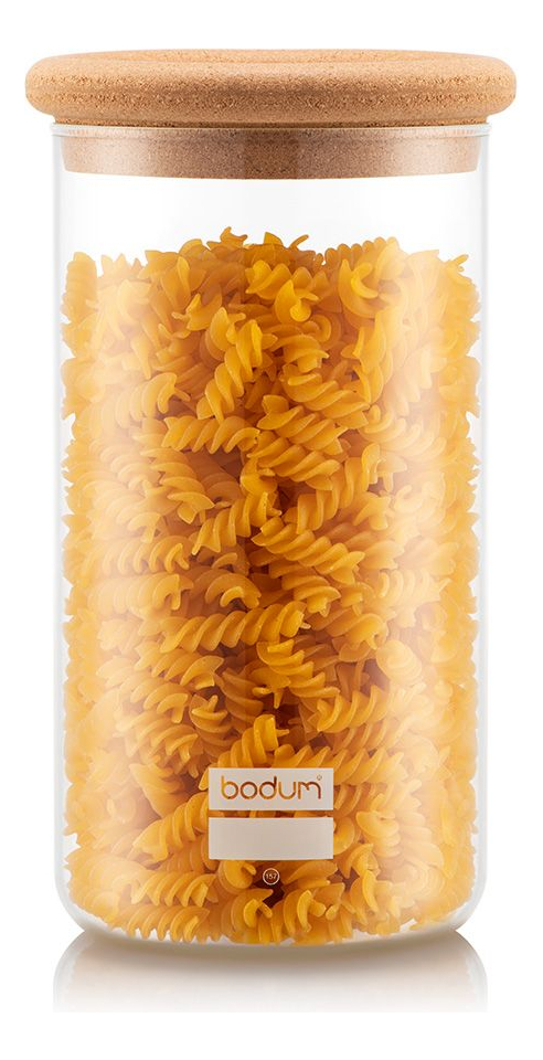 Frasco Vidrio Almacenamiento Bodum 2 Lt Yohki Tapa Corcho
