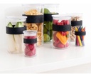 2x Frasco Plástico Almacenamiento Bodum 1 Lt Presso Tapa