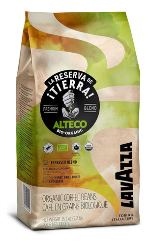 1 kg Café Lavazza Humeco Orgánico Premium Gourmet