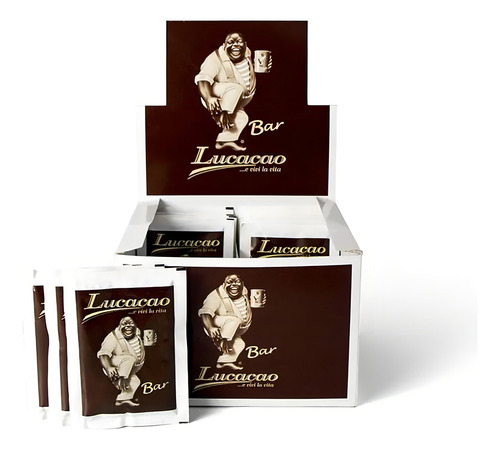 Lucaffe Lucacao Chocolate Caliente Italiano Cacao 50 Sobres