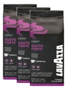 Pack 3 Lavazza Gusto Forte En Grano 1 Kilo 100% Robusta