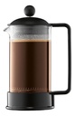 Cafetera Bodum Brazil 1543 Negra Prensa Francesa