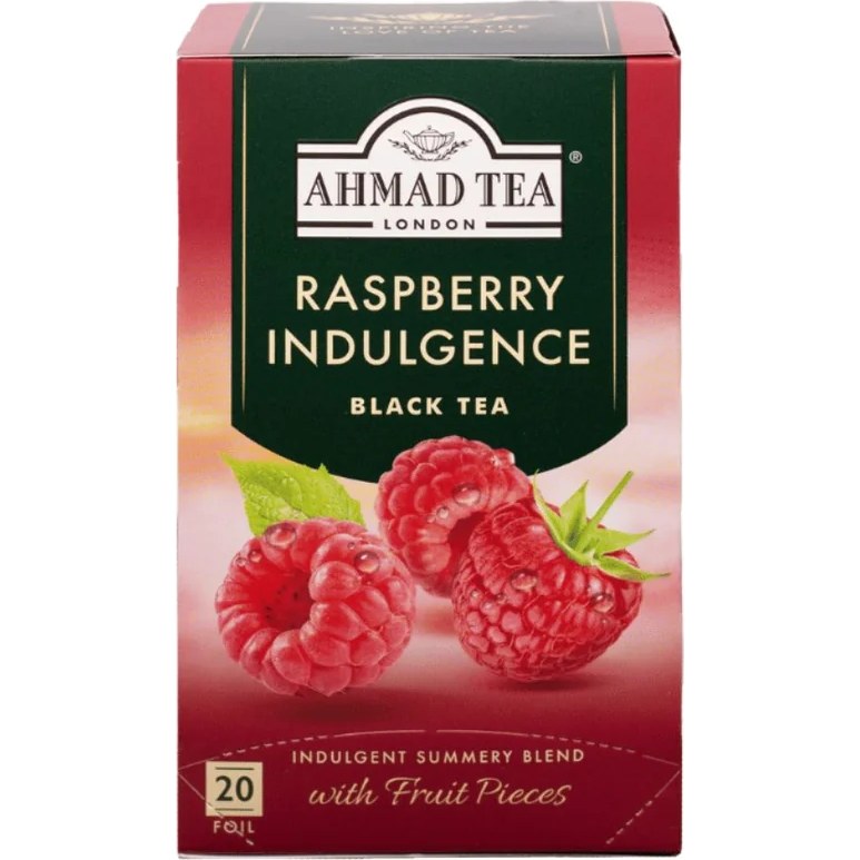Té Ahmad Tea Raspberry Indulgence Caja 20 Bolsitas