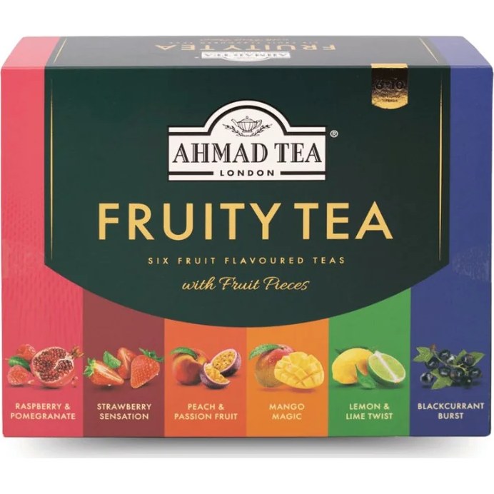 Té Ahmad Tea Fruity Tea Selection Pack (60 Bolsitas)