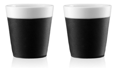 [TA0105] Set 2 Vasos  Bodum Espresso Porcelana 170cc