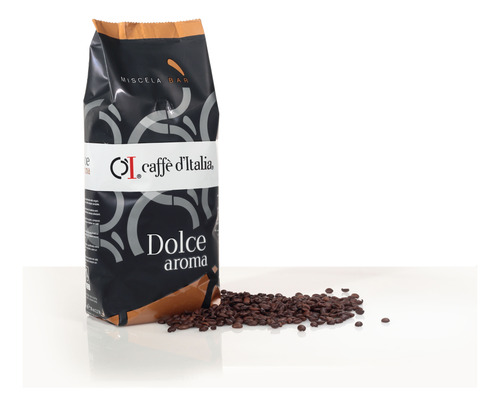 [CA0276] Café En Grano Caffe D'italia Dolce Aroma 50% Arábica 1kg