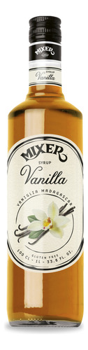[CA0296] Syrup/jarabe MIXER Italiano Vainilla 1lt Vidrio Gourmet