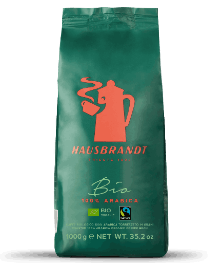 [CA0335] Café En Grano Hausbrandt Bio 100% Arábica 1 Kg