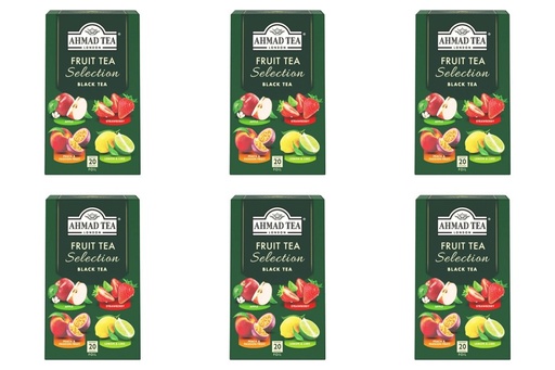 [TE0047] Té Ahmad Tea Fruit Selection 6 Cajas de 20 Bolsitas